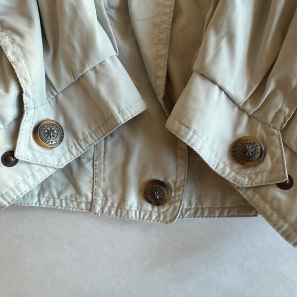 Members Only Microfiber Jacket Men’s XXL Beige Tan Zip Front Classic - Picture 2 of 5